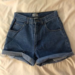 Vintage High-Waist Shorts